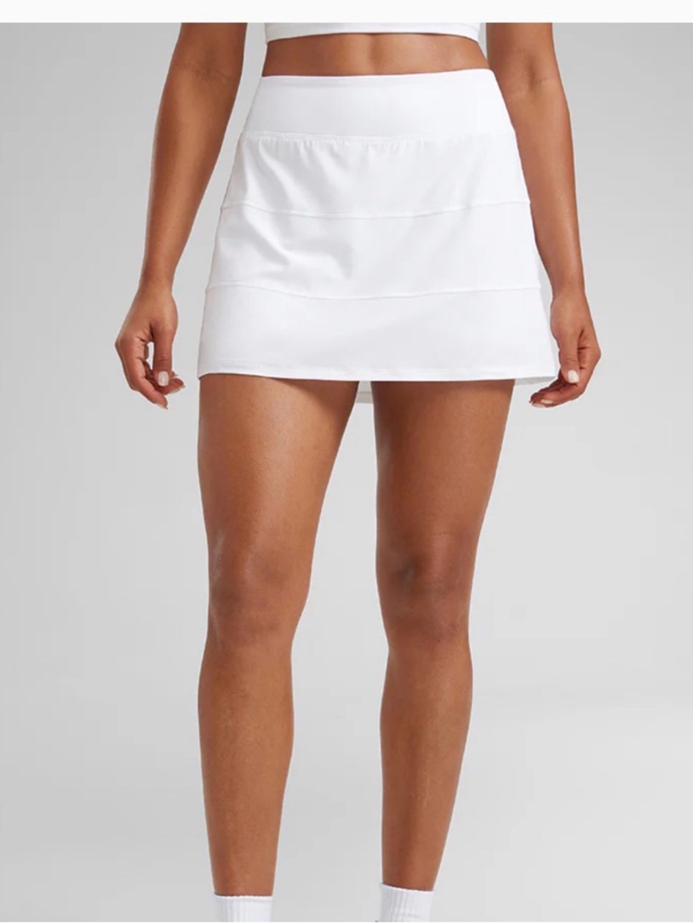 white tennis skirt from crz yoga size m